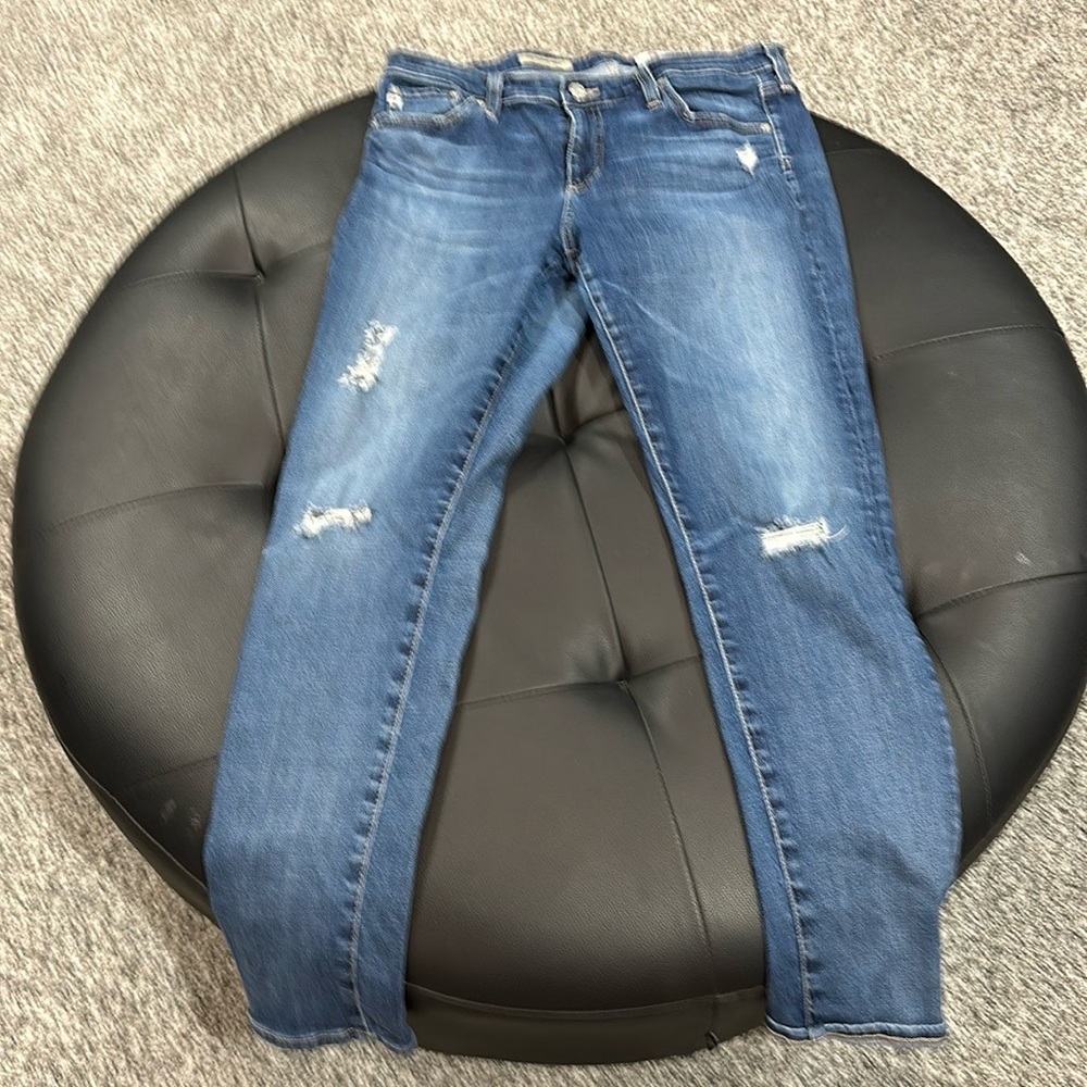 Women’s AG distressed, skinny jeans